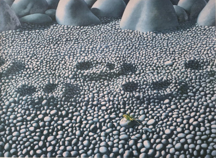 Grasshoppers on Stones