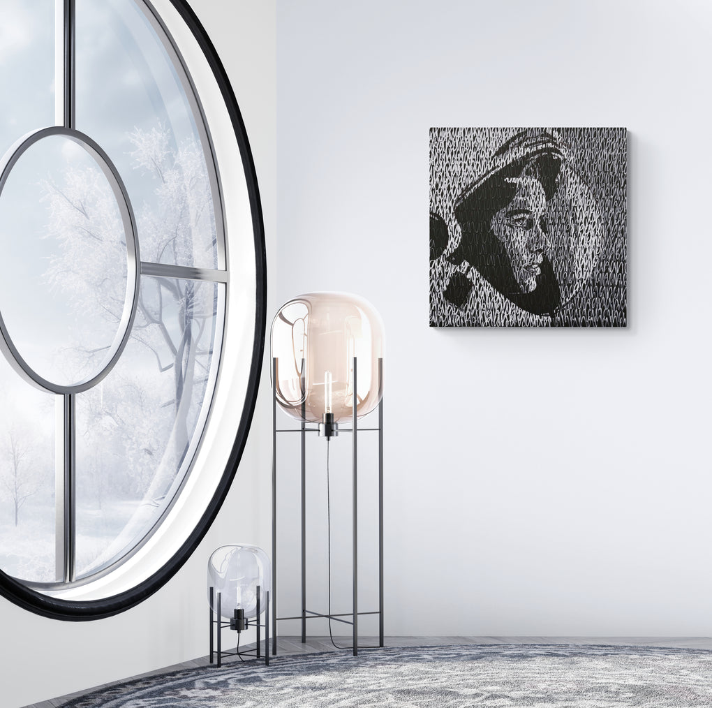 Woman on the moon