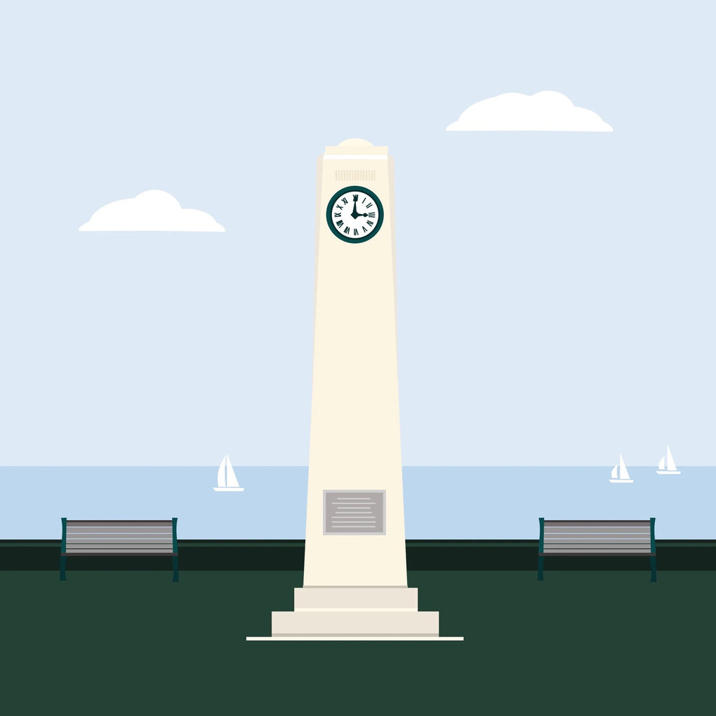 Watson Memorial Clock (framed)