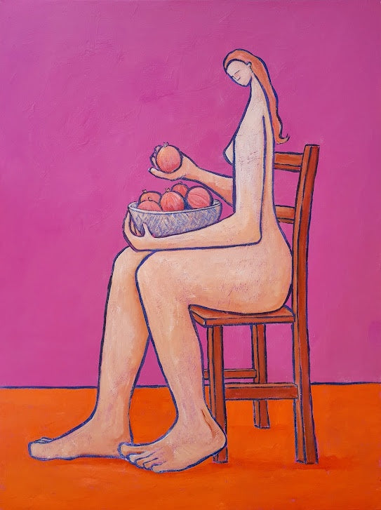 Woman with Pomegranates