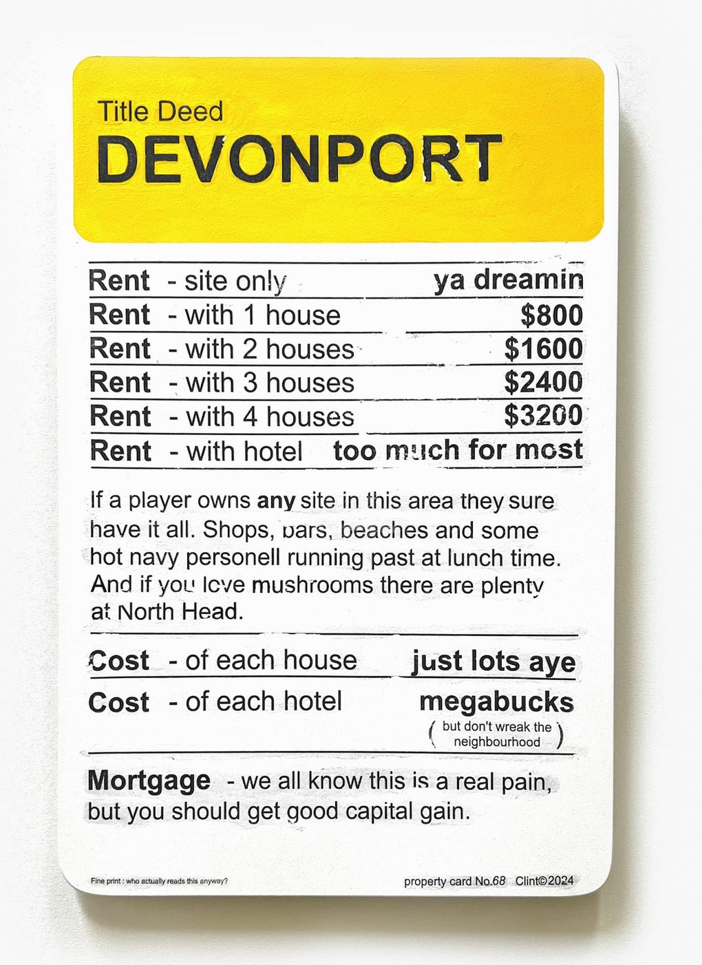 Title Deed Devonport