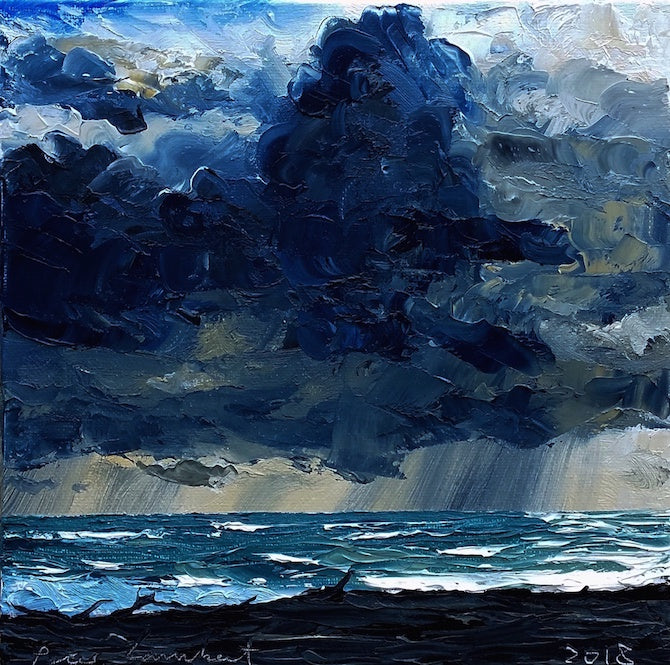 Storm Clouds and Rainfront, Komene Beach