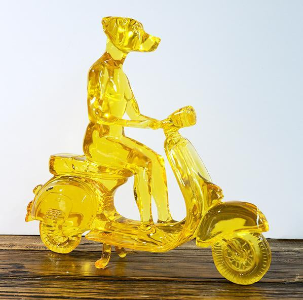 Lolly Dogman Vespa Rider