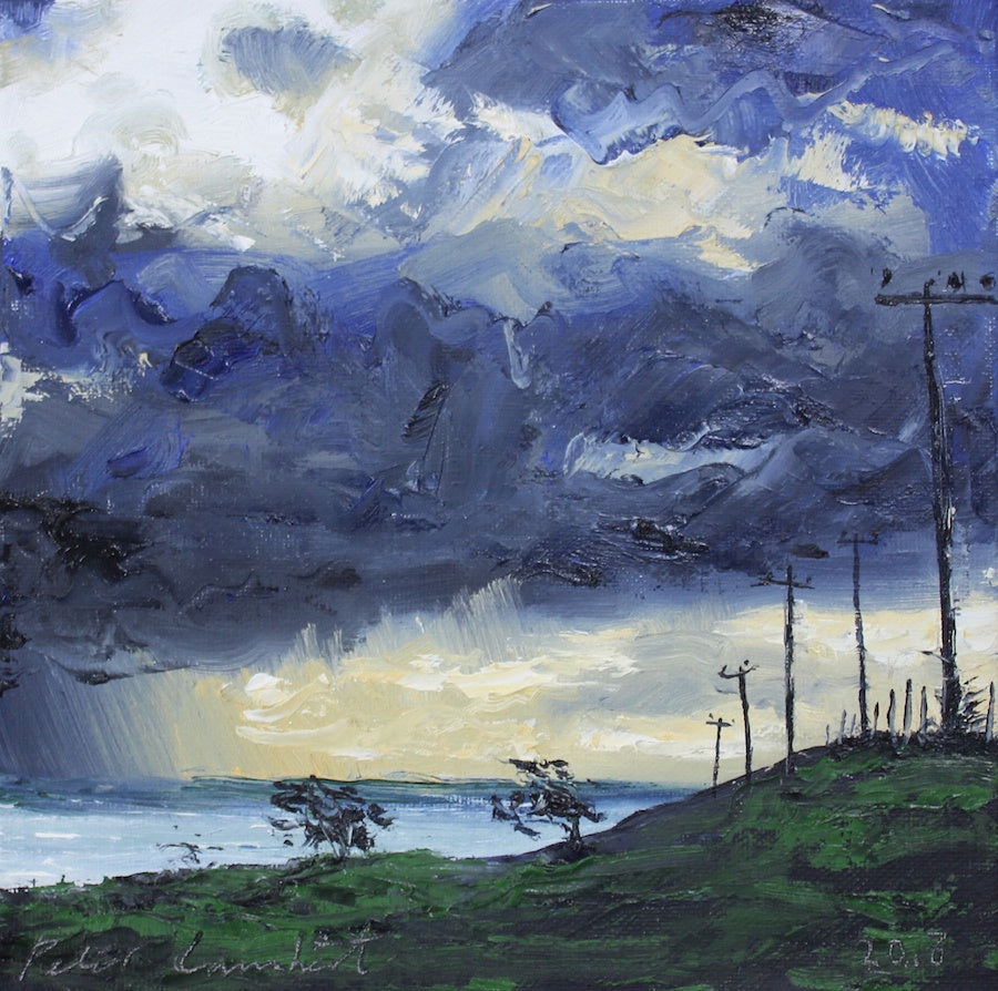 Power Poles and Dark Clouds