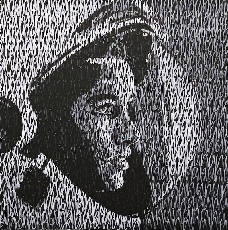 Woman on the moon