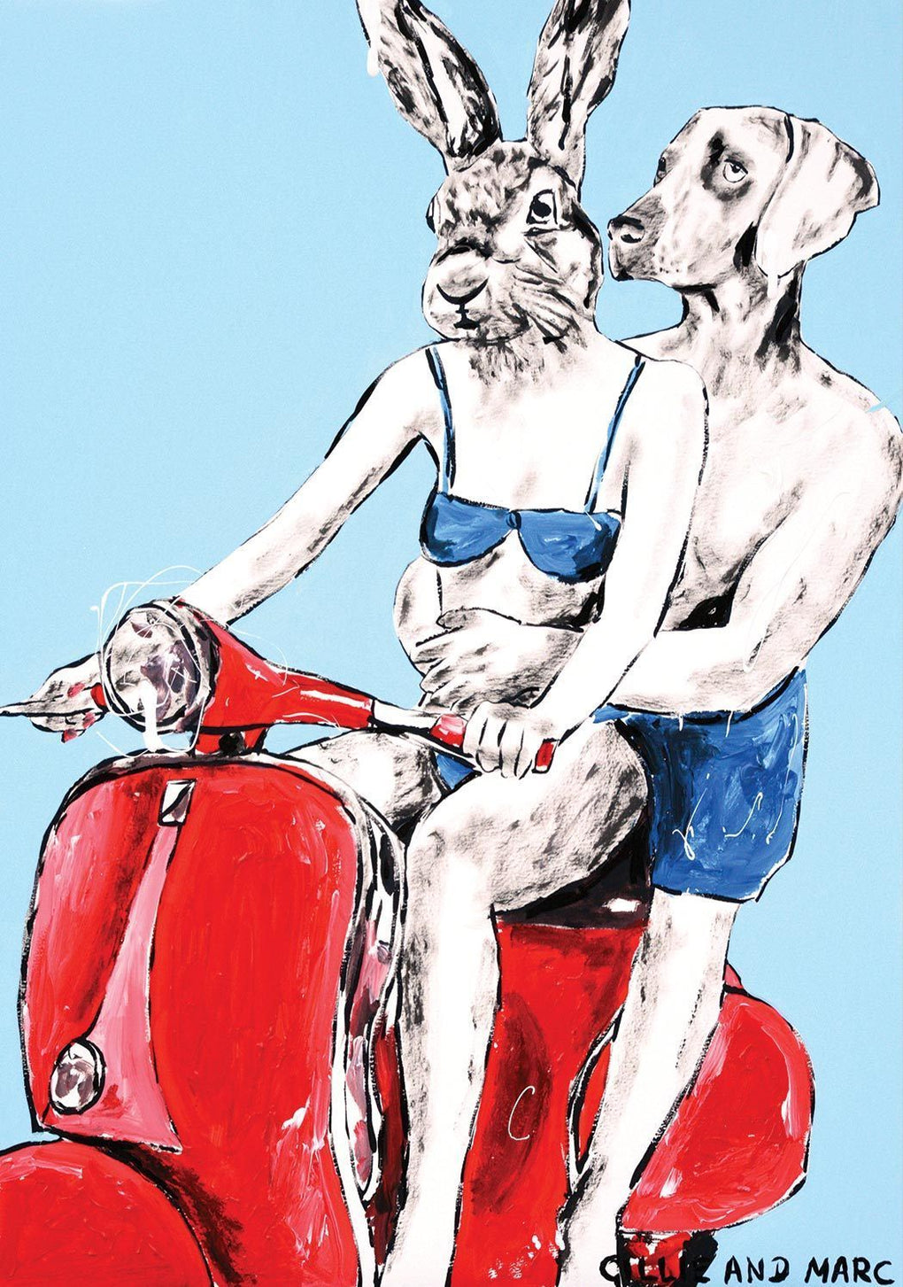 He woke her up at 3am and said let’s go live somewhere else today