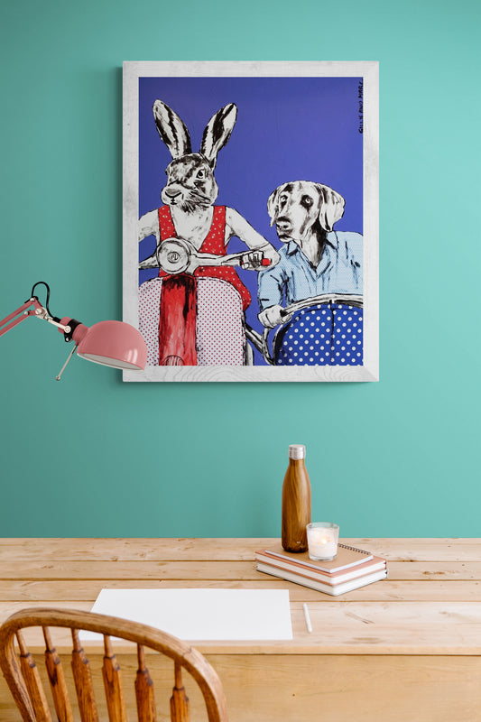 She took him on the fastest drive of his life