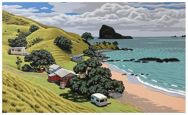 Motukahakaha (Paradise) Bay - Framed