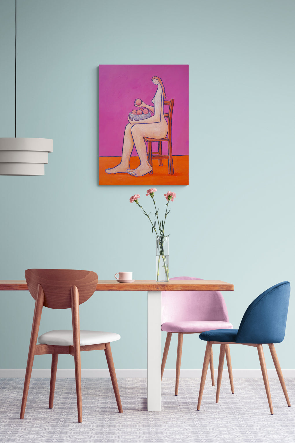 Woman with Pomegranates