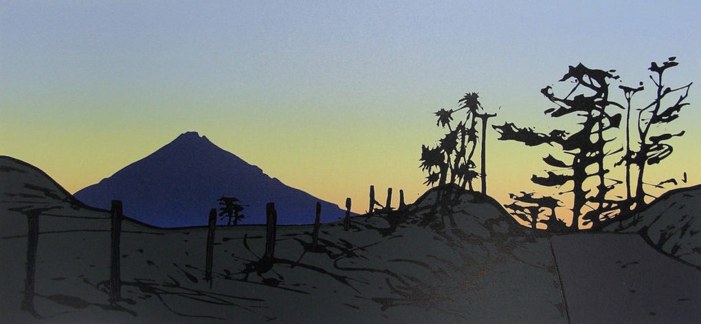 Early Morning Taranaki from Komene Rd