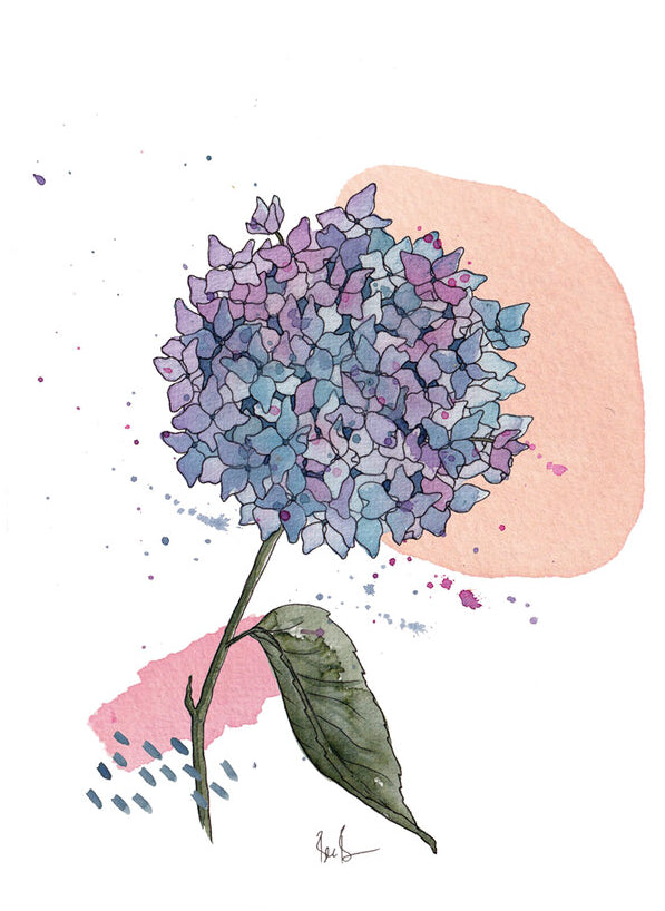 Abstract Hydrangea