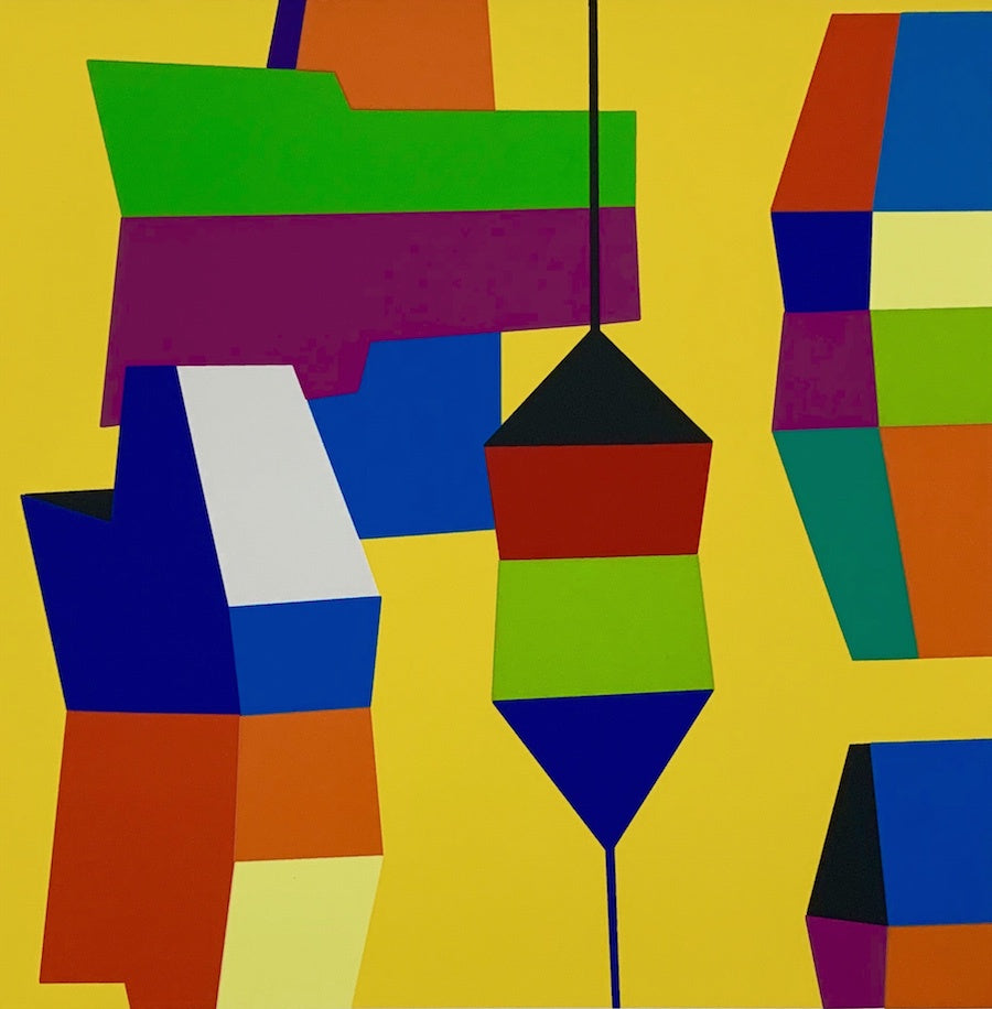 The White Hatch Cover Abstract