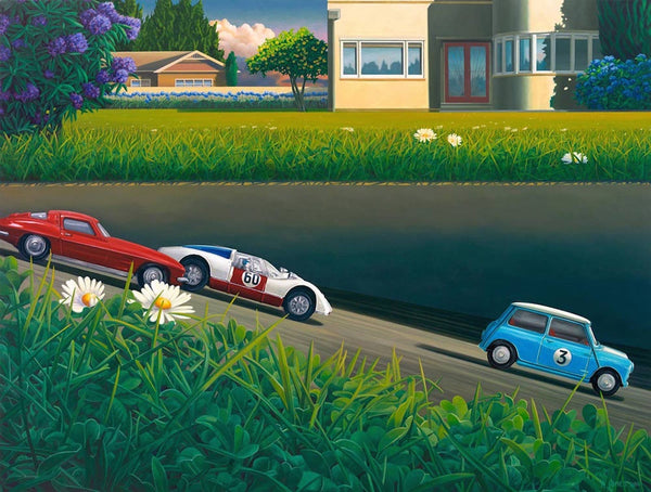 Downhill Racers (framed)