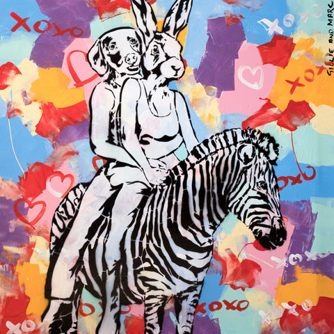 She loved zebras and he loved her