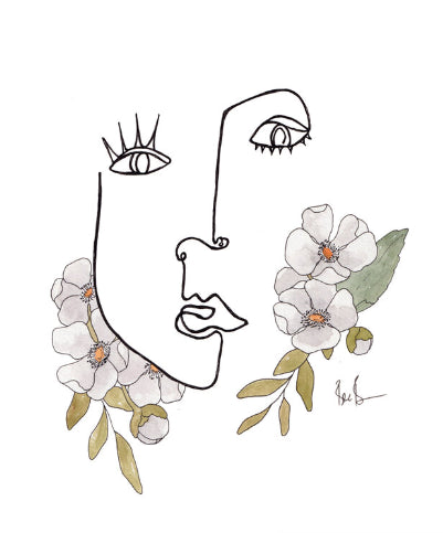 Face & Flowers