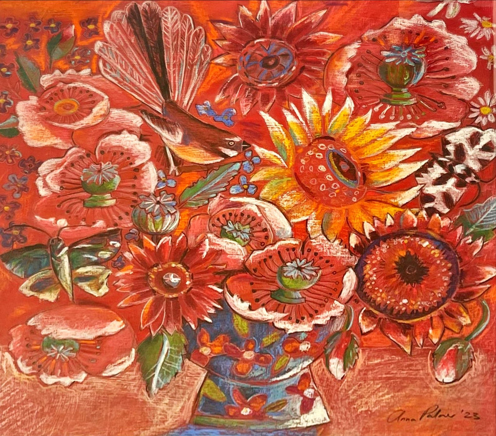 Red Flowers (Framed)