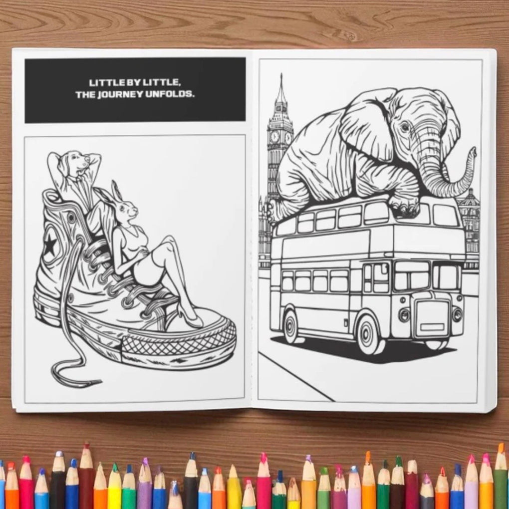 Gillie and Marc - Colouring Book 2025
