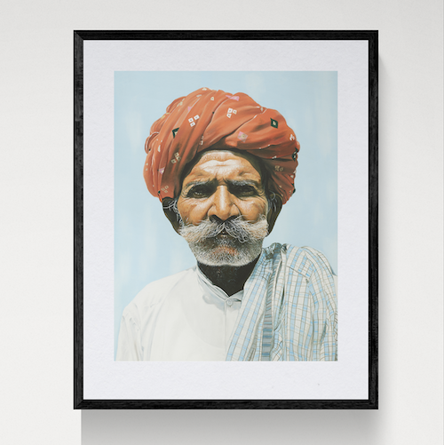 Into the Lion's Den (framed print)
