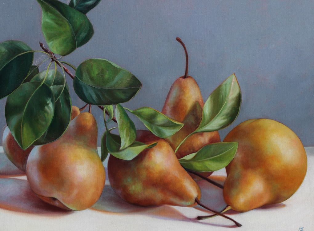 Pears in Autumn Light