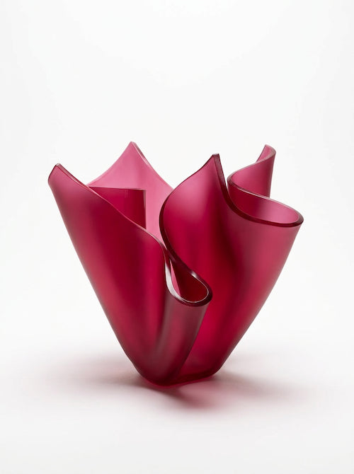 Large Satin Pink Flower Bloom
