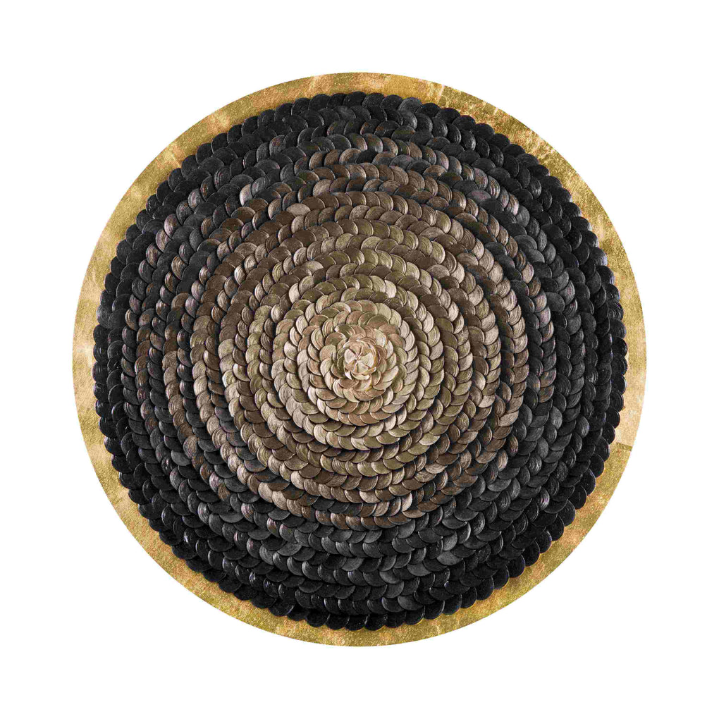 Gold-Black Shell Distortion