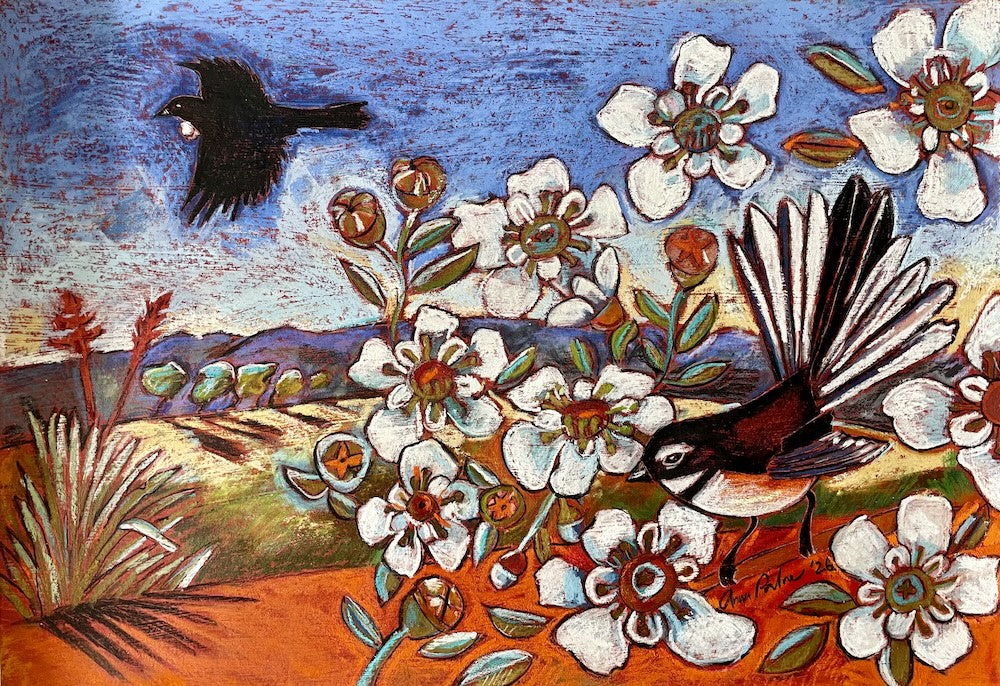 Manuka, Tui and Piwakawaka
