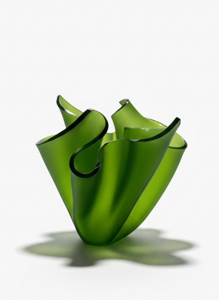 Medium Satin Jade Flower Bloom