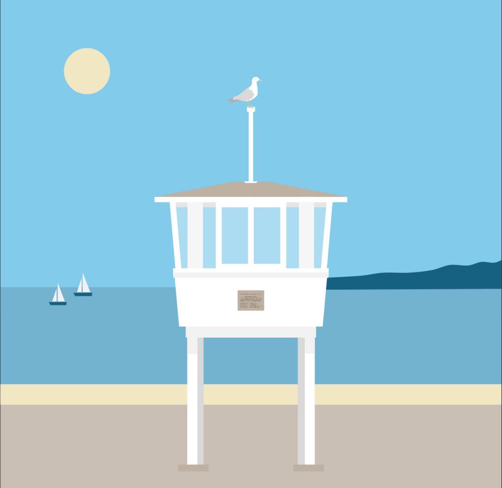 Narrow Neck Watch Tower (sml)