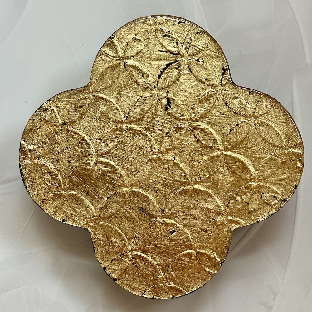 Quatrefoil (mini) 'Gold Multi Frangipani' #1