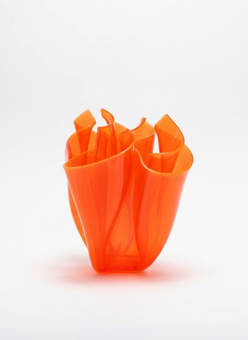 Small Fluorescent Orange Quatra Bloom