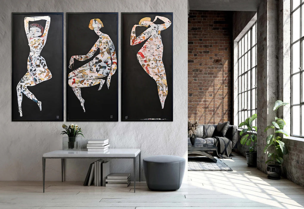 Tattooed Graces - Tryptych