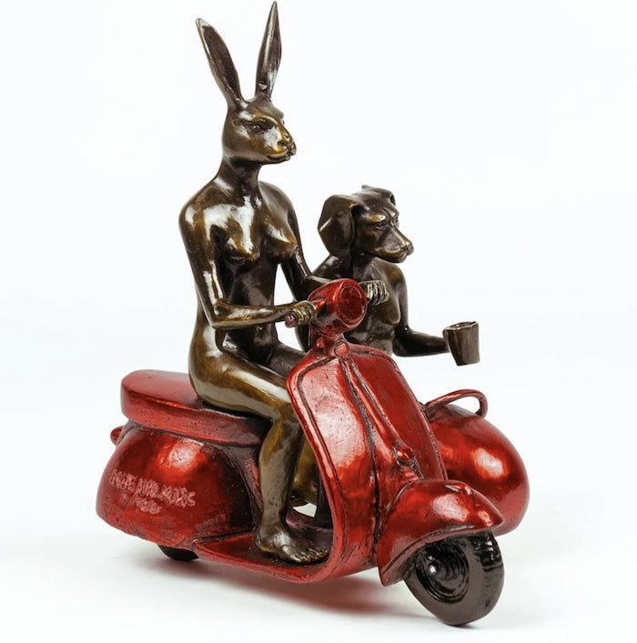 They rode side by side for the long run (bronze/red)