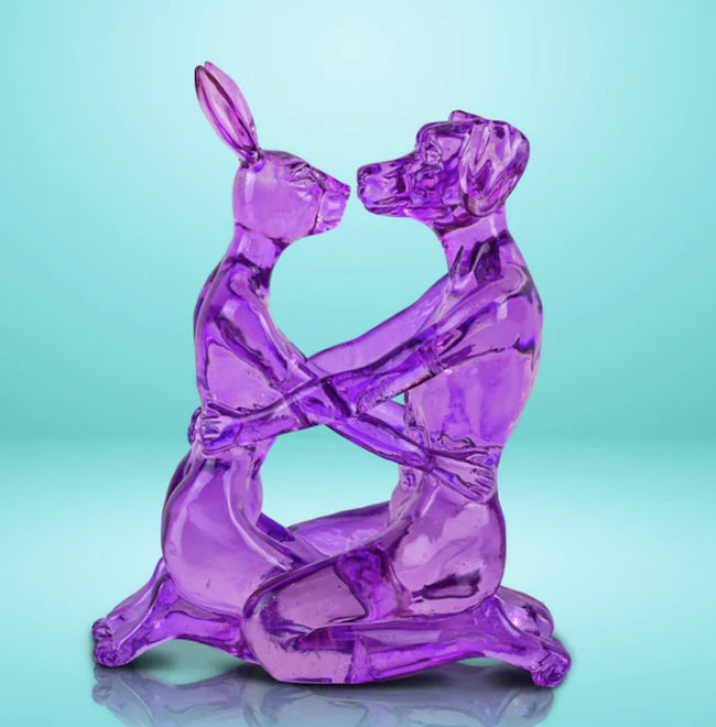 They were the best lolly kissers (purple)