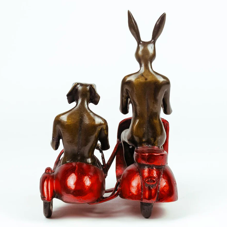 They rode side by side for the long run (bronze/red)