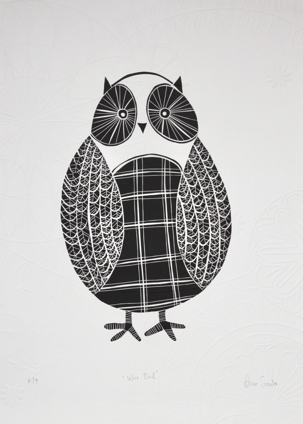 Wise Owl (Framed)