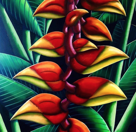 Hanging Heliconia