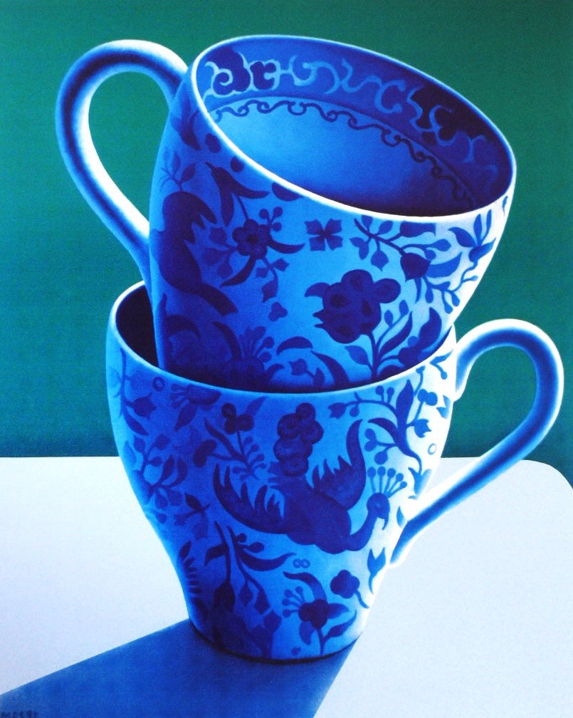 Two Blue and White Cups 2007 Edition