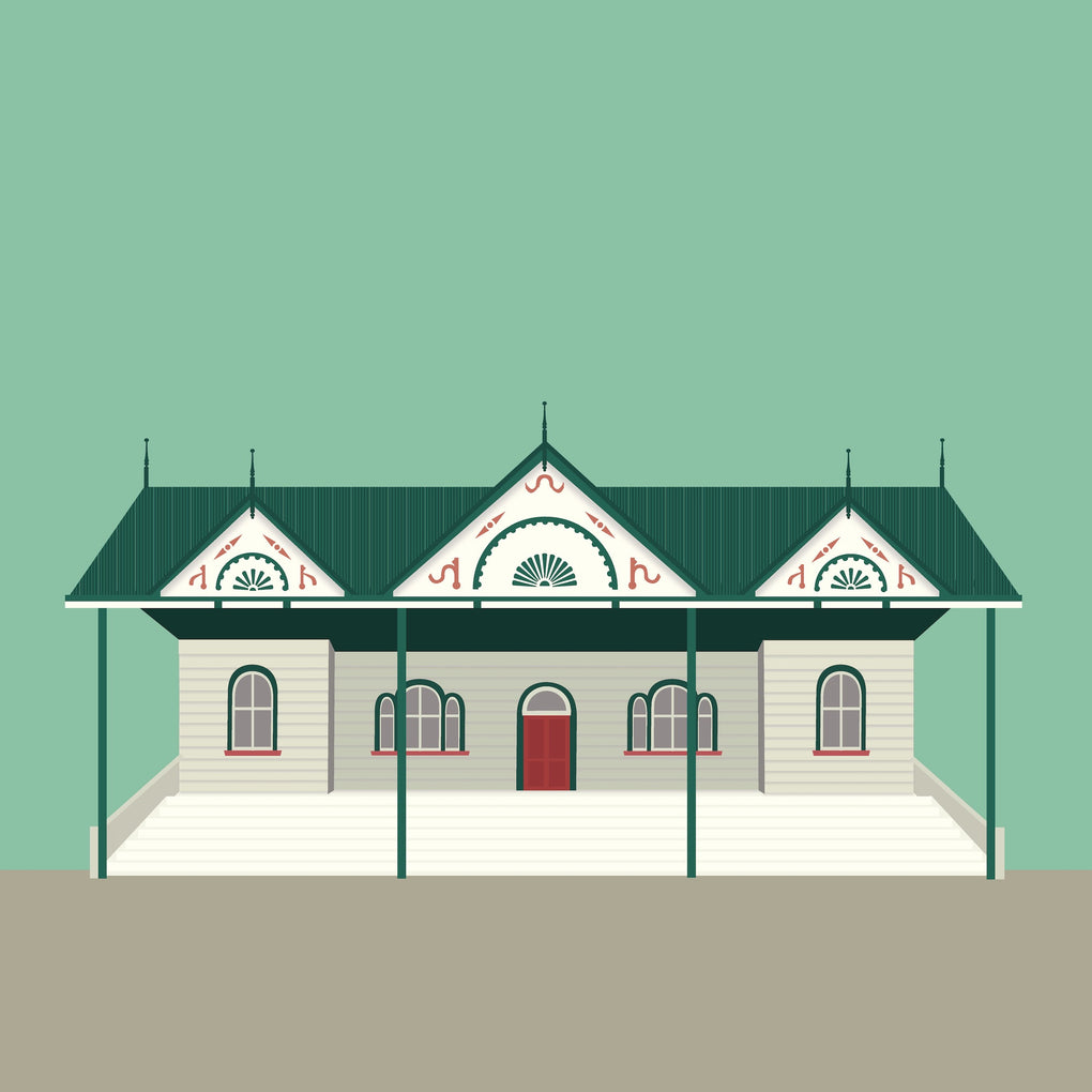 Cricket Pavilion (framed)