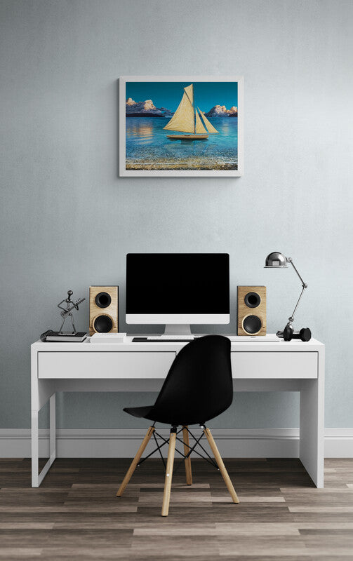 Sea Breeze (framed print)