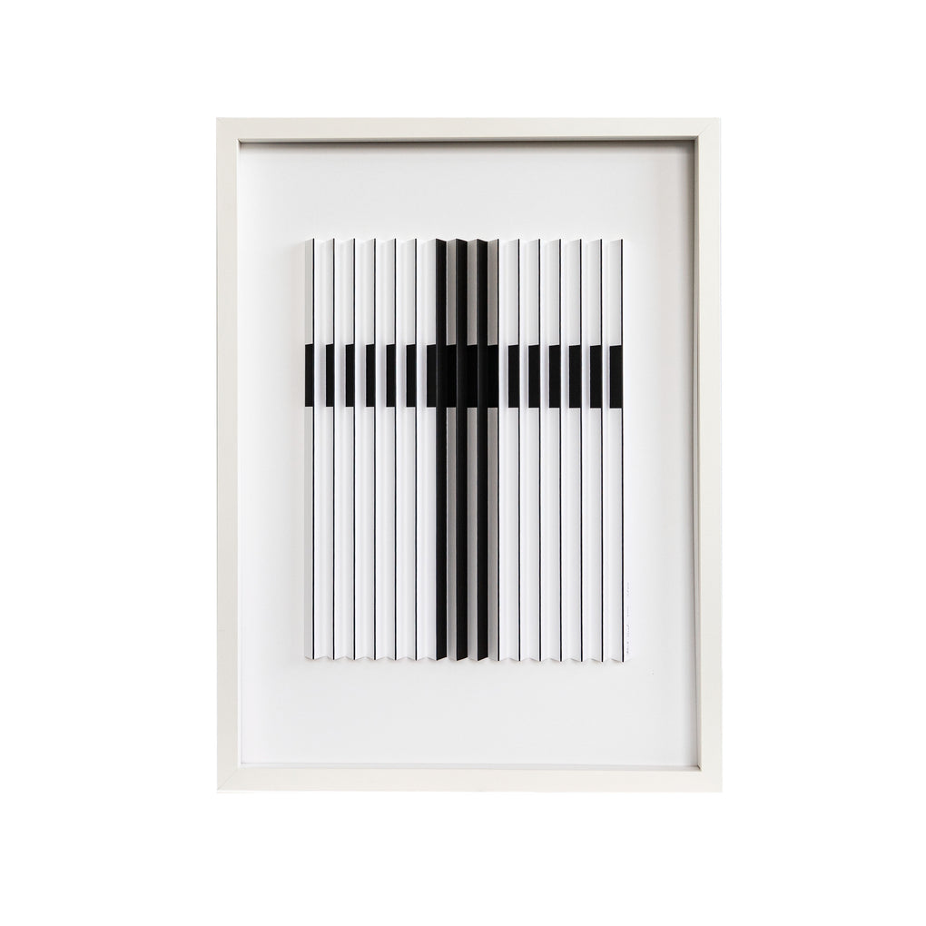 Black Cross 2 (small white frame)
