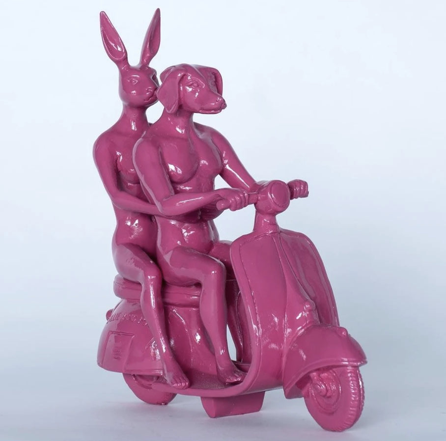 The Vespa Lovers (pink)