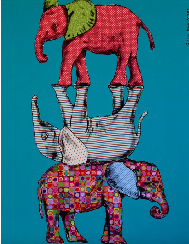 Three elephants